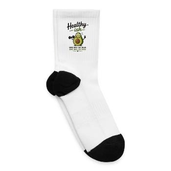 Healthy-ish Avocado Tee - Tennis Socks - white - Right