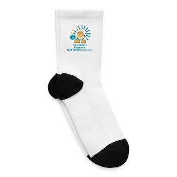 Contentment. Gratitude. God-Given Endurance.Skye G - Tennis Socks - white - Right