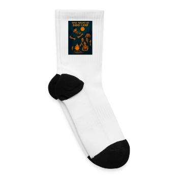 Night at Band Camp Violin - Tennis Socks - white - Right