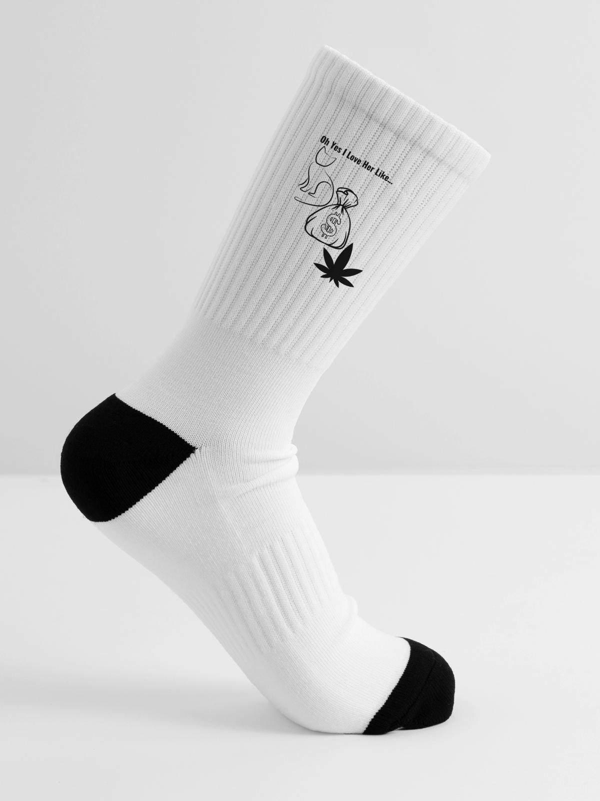 PMW - Tennis Socks - white - Right