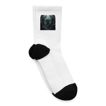 Necromancer Lord of the Undead Throne - Tennis Socks - white - Right