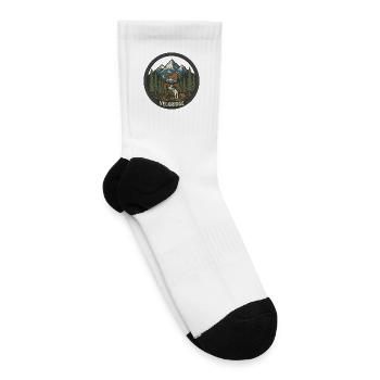 Bigfoot Camp Night – Velkridge - Tennis Socks - white - Right