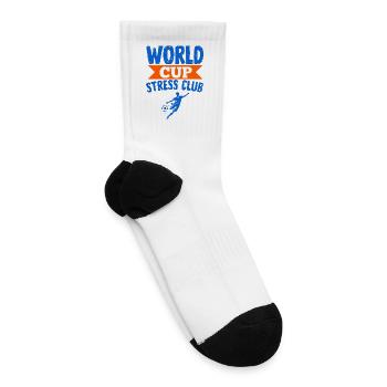 World Cup Stress Club Tee - Tennis Socks - white - Right