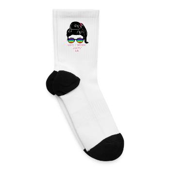 New Busy thinking About Girls - Tennis Socks - white - Right