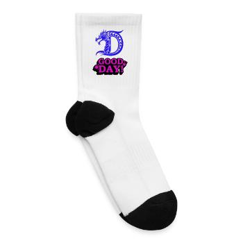 Blue Dragon Good Day Neon - Tennis Socks - white - Right