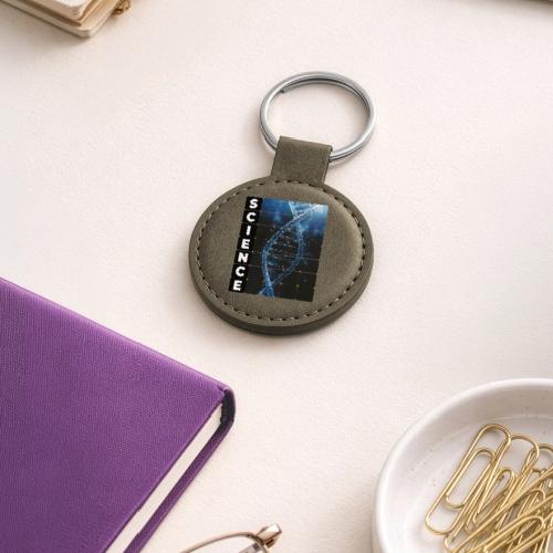 Frozen Code of Science - Round Shaped Keychain