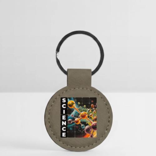 Molecular Science - Round Shaped Keychain