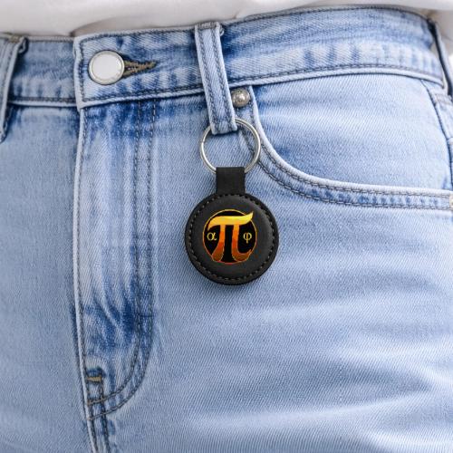 Trigonometry: Angles & Symbols - Round Shaped Keychain