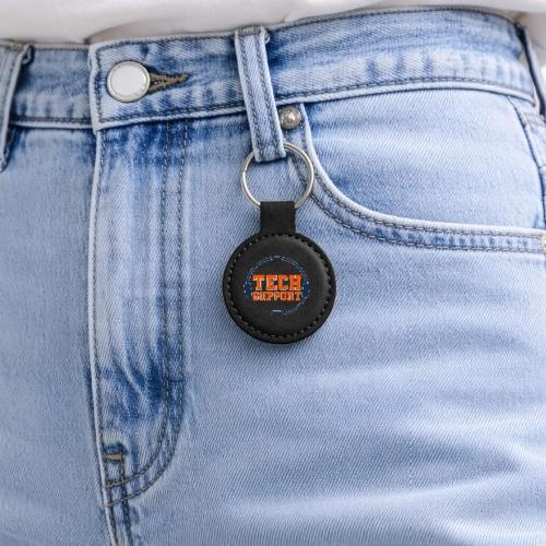 Tech Support Mode On - Round Shaped Keychain