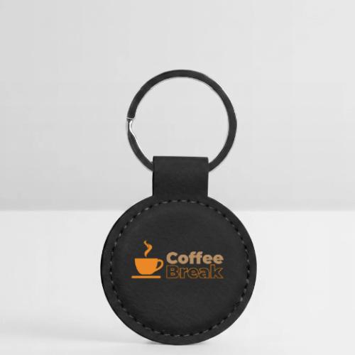 Coffee break - Round Shaped Keychain
