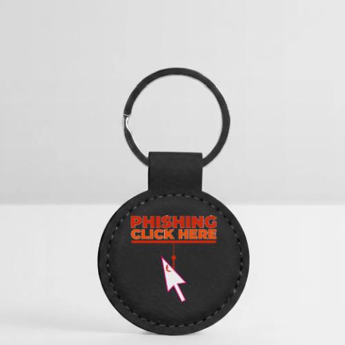 Phishing: Hooked by Deception - Round Shaped Keychain