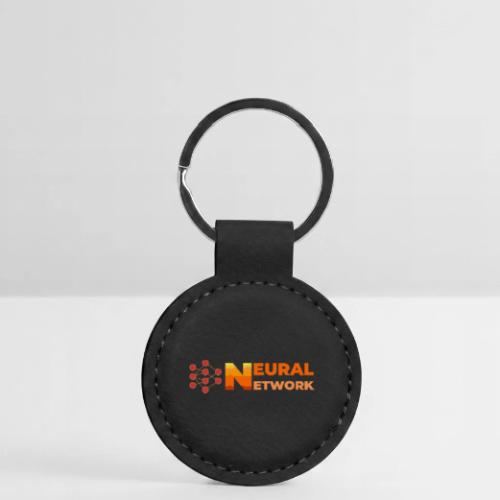Neural Network: Digital Synapses - Round Shaped Keychain