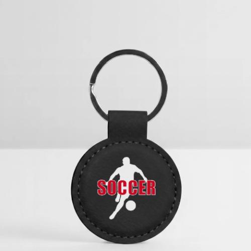 Power Kick Soccer - Round Shaped Keychain