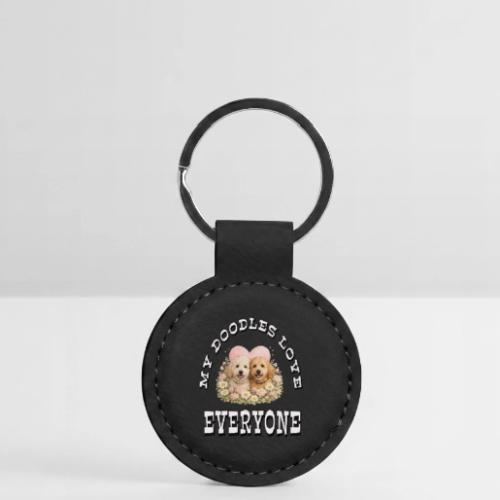 My Doodles Over Everyone - Round Shaped Keychain