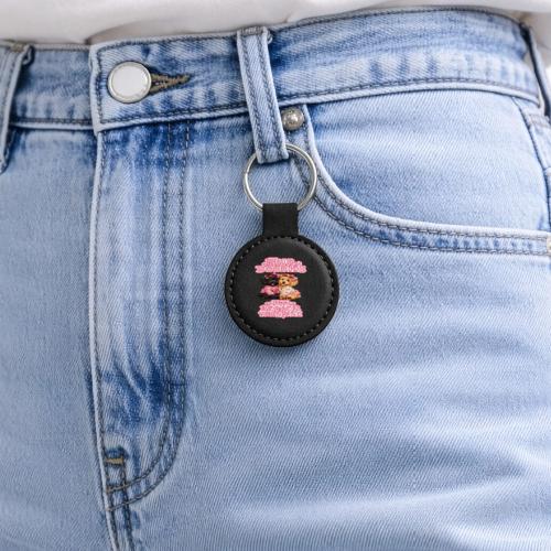 Two Doodles Are Better Than One - Round Shaped Keychain