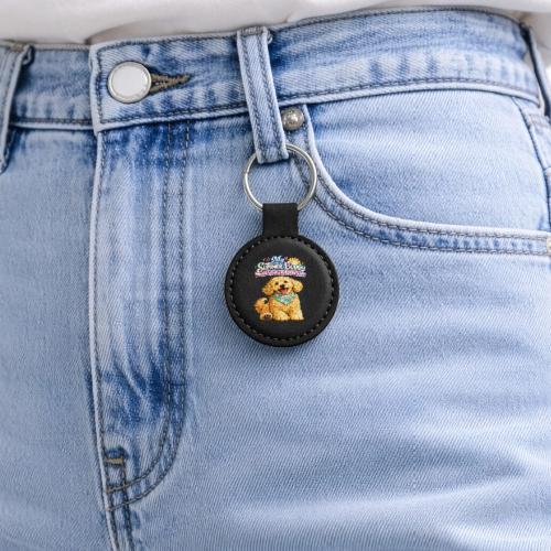My Summer Buddy Has Four Paws - Round Shaped Keychain