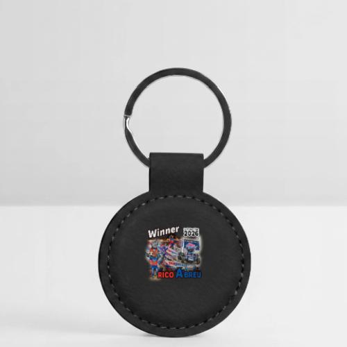 Rico Abreu #LetsRaceTwo Winner - Round Shaped Keychain