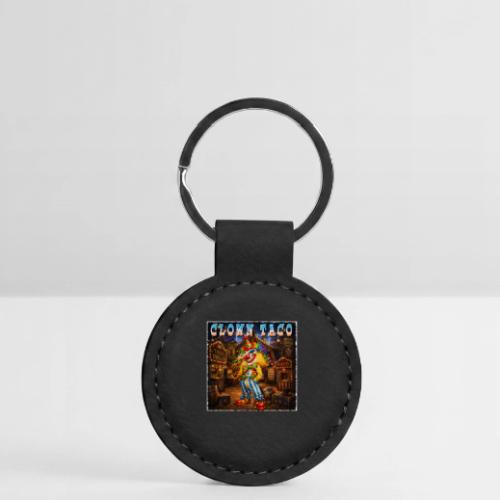 The Clown Taco Circus Humor Character - Round Shaped Keychain