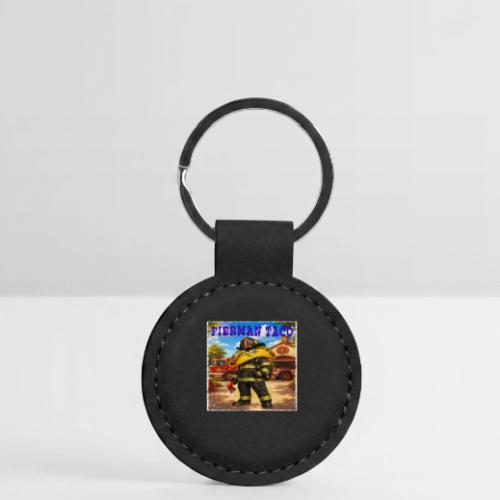 Fireman Taco - Round Shaped Keychain