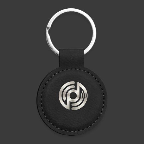 Open Musicians Collective Chrome Logo - Round Shaped Keychain