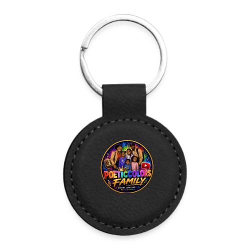 POETIC COLORS FAMILY - Round Shaped Keychain