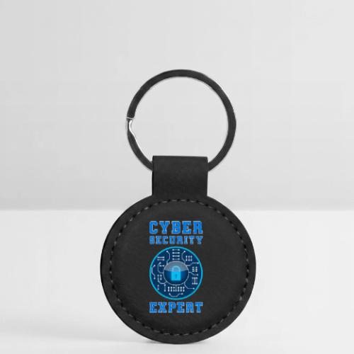 Cyber Security Expert - Round Shaped Keychain