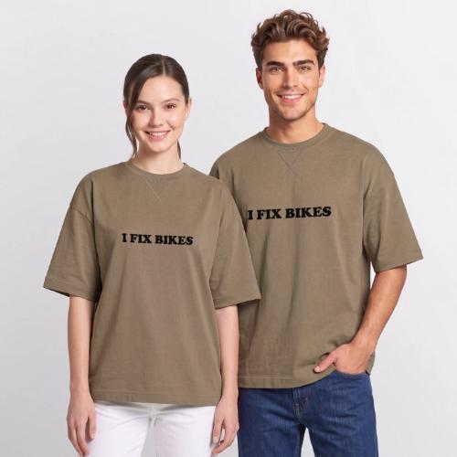i fix bikes - Oversized Unisex Short Sleeve Sweatshirt