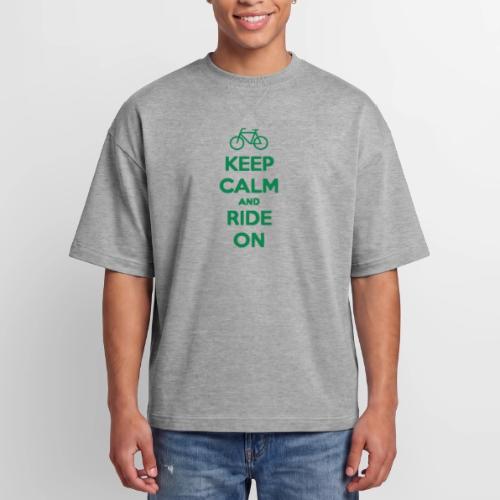 keep_calm_and_ride_on - Oversized Unisex Short Sleeve Sweatshirt