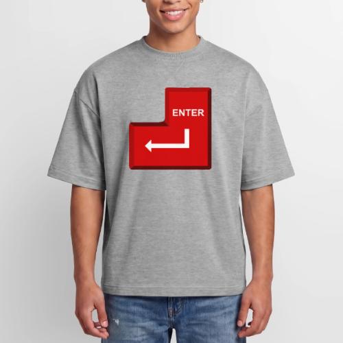Just Press Enter - Oversized Unisex Short Sleeve Sweatshirt