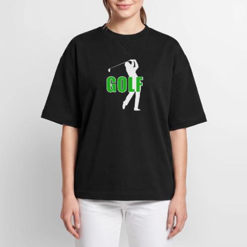 Golf: Classic Golf Motion - Oversized Unisex Short Sleeve Sweatshirt