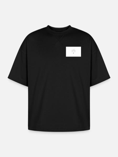 umbrella - Oversized Unisex Short Sleeve Sweatshirt - black