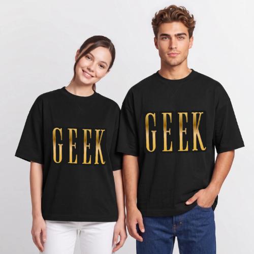 Proudly Geek - Oversized Unisex Short Sleeve Sweatshirt
