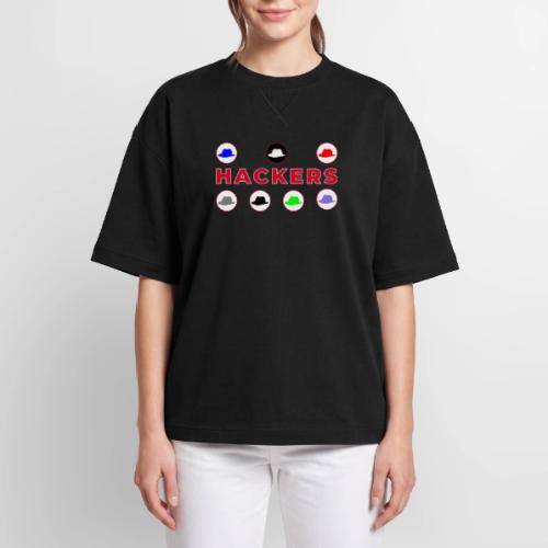 The Spectrum of Hackers - Oversized Unisex Short Sleeve Sweatshirt