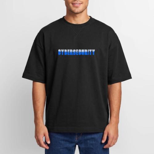 Cybersecurity Word Art Design - Oversized Unisex Short Sleeve Sweatshirt