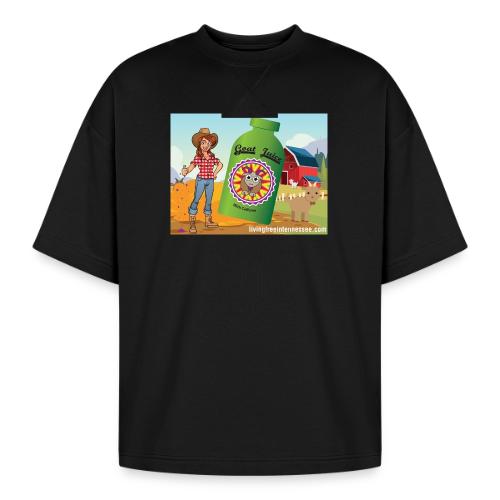Nicole Sauce's Goat Juice - Oversized Unisex Short Sleeve Sweatshirt