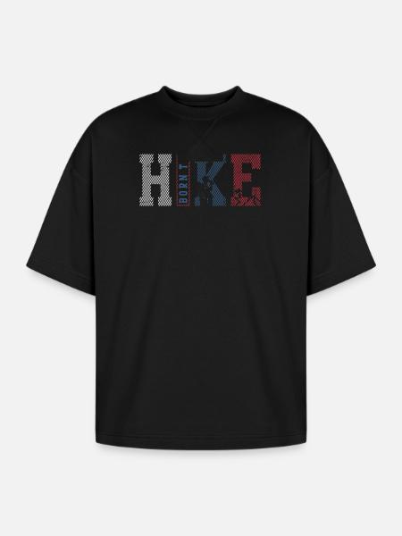 Tokyo Bold Rope Text Distressed - Oversized Unisex Short Sleeve Sweatshirt - black