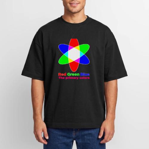 Primary colors: RGB Origins - Oversized Unisex Short Sleeve Sweatshirt