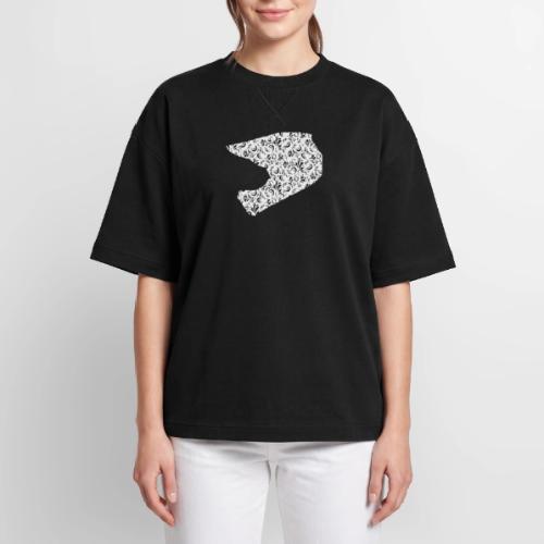 Floral Helmet - Oversized Unisex Short Sleeve Sweatshirt