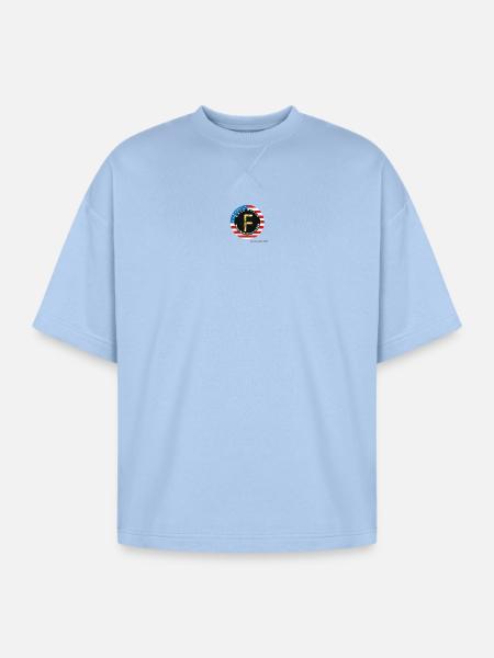 Limitless creativity - Oversized Unisex Short Sleeve Sweatshirt - powder blue