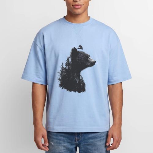 Forest Within the Bear - Oversized Unisex Short Sleeve Sweatshirt