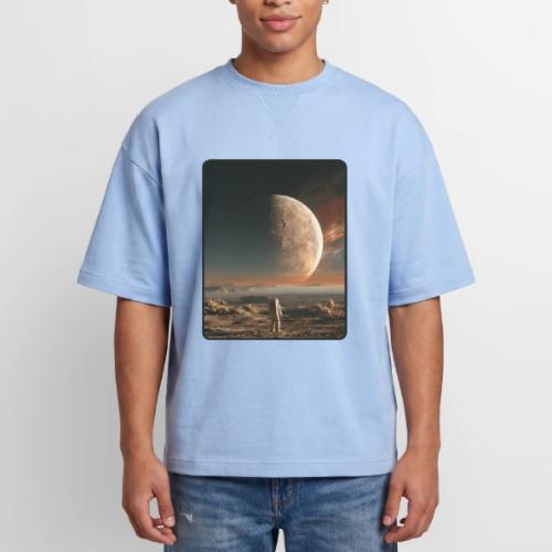 Astronaut on an Alien Moon - Oversized Unisex Short Sleeve Sweatshirt