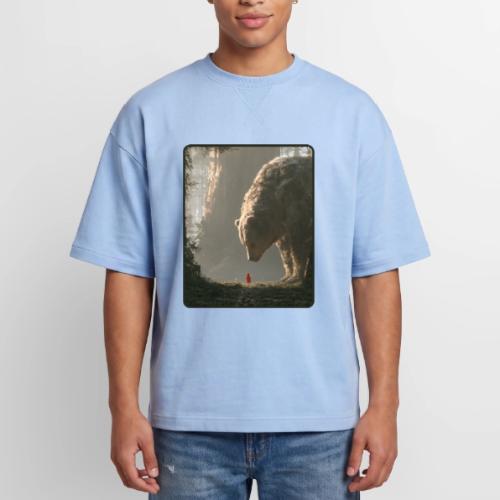 The Bear Who Found the Forest - Oversized Unisex Short Sleeve Sweatshirt