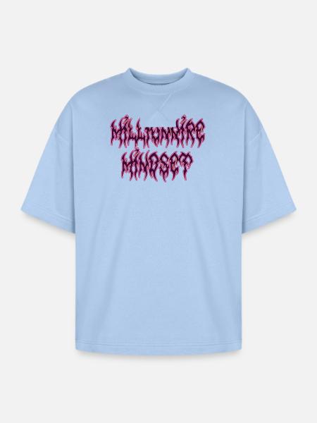 MM new logo - Oversized Unisex Short Sleeve Sweatshirt - powder blue