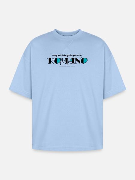 Los pies de un romano - Oversized Unisex Short Sleeve Sweatshirt - powder blue