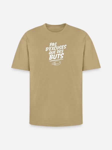 No excuses, only goals - Heavyweight Unisex T-Shirt HAMMER by Gildan - tan