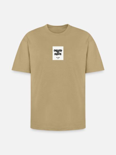 Created to Create - Heavyweight Unisex T-Shirt HAMMER by Gildan - tan