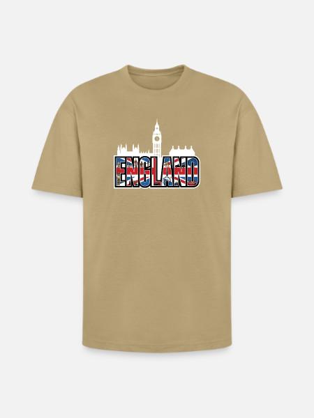 England - Heavyweight Unisex T-Shirt HAMMER by Gildan - tan