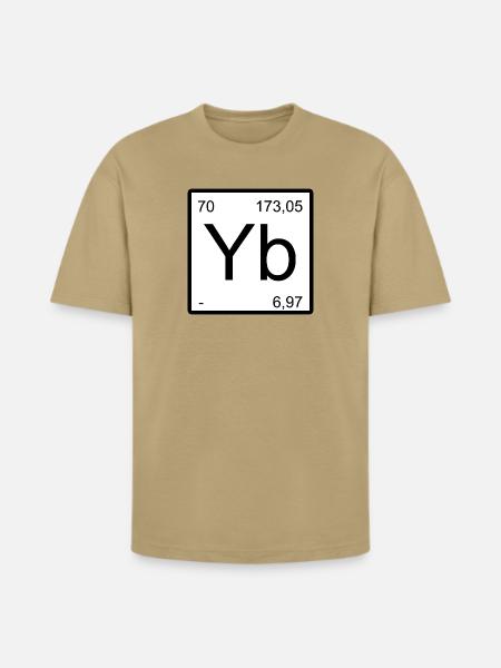 Ytterbium Element Minimal - Heavyweight Unisex T-Shirt HAMMER by Gildan - tan
