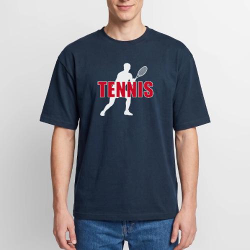 Red Court Tennis - Heavyweight Unisex T-Shirt HAMMER by Gildan
