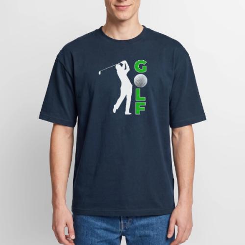 Golf: Classic Golf Motion - Heavyweight Unisex T-Shirt HAMMER by Gildan